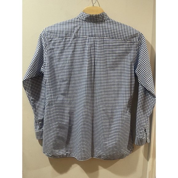 Polo Ralph Lauren Classic Fit Blue Gingham Button Front Casual Shirt XXL - Picture 2 of 6